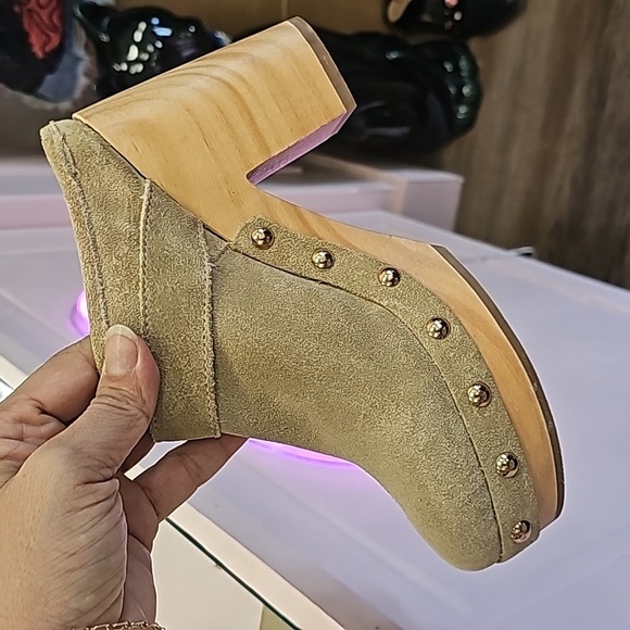 Suede, mules, clogs, shoes, vintage, y2k, casual, school, streetwear,  clean - Picture 9 of 12